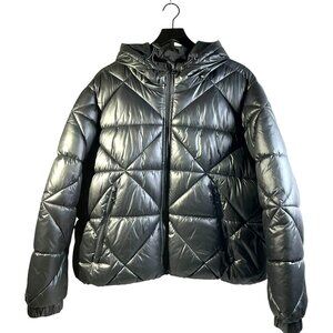 Love & Sport - Woman’s Black Puffer Jacket - 2XL